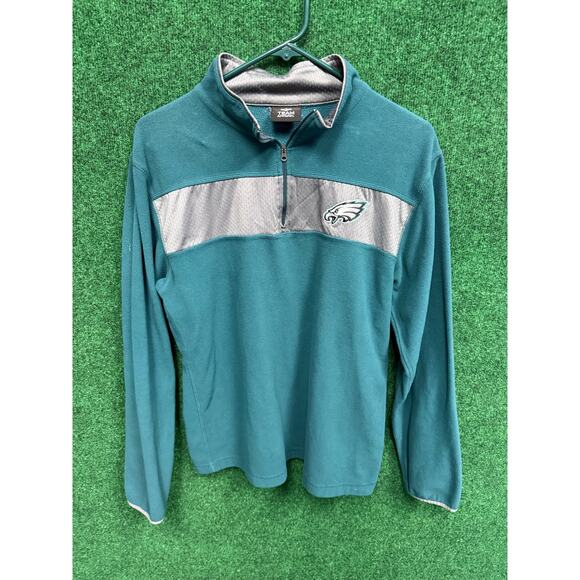 Y2K Philadelphia Eagles Fleece Pullover Sweatshirt Sweater Sz Small UNISEX - Picture 1 of 5
